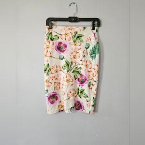 LuLaRoe Pencil Skirt (Cassie) - Floral - Size XS